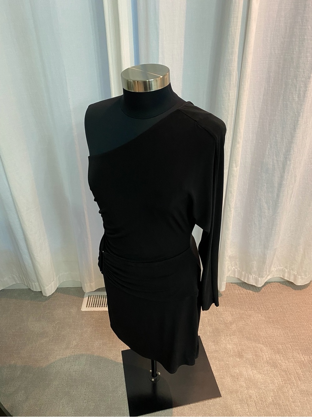 Laundry Black One-Shoulder Women's Dress